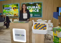 Florencia Zamora from Zamora Citrus had a very busy show as the first company with certified organic lemons to start this season to Europe.